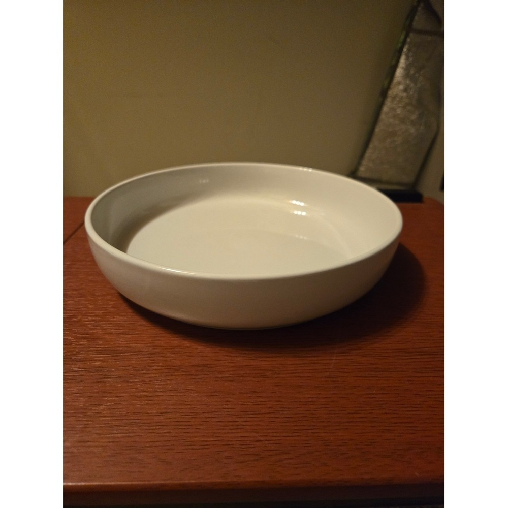 Project 62 Off-White Stoneware Pasta Bowl‎ Low Profile Minimalist Serving Dish